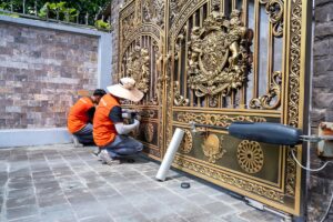 Bảo dưỡng cổng tay đòn Roger