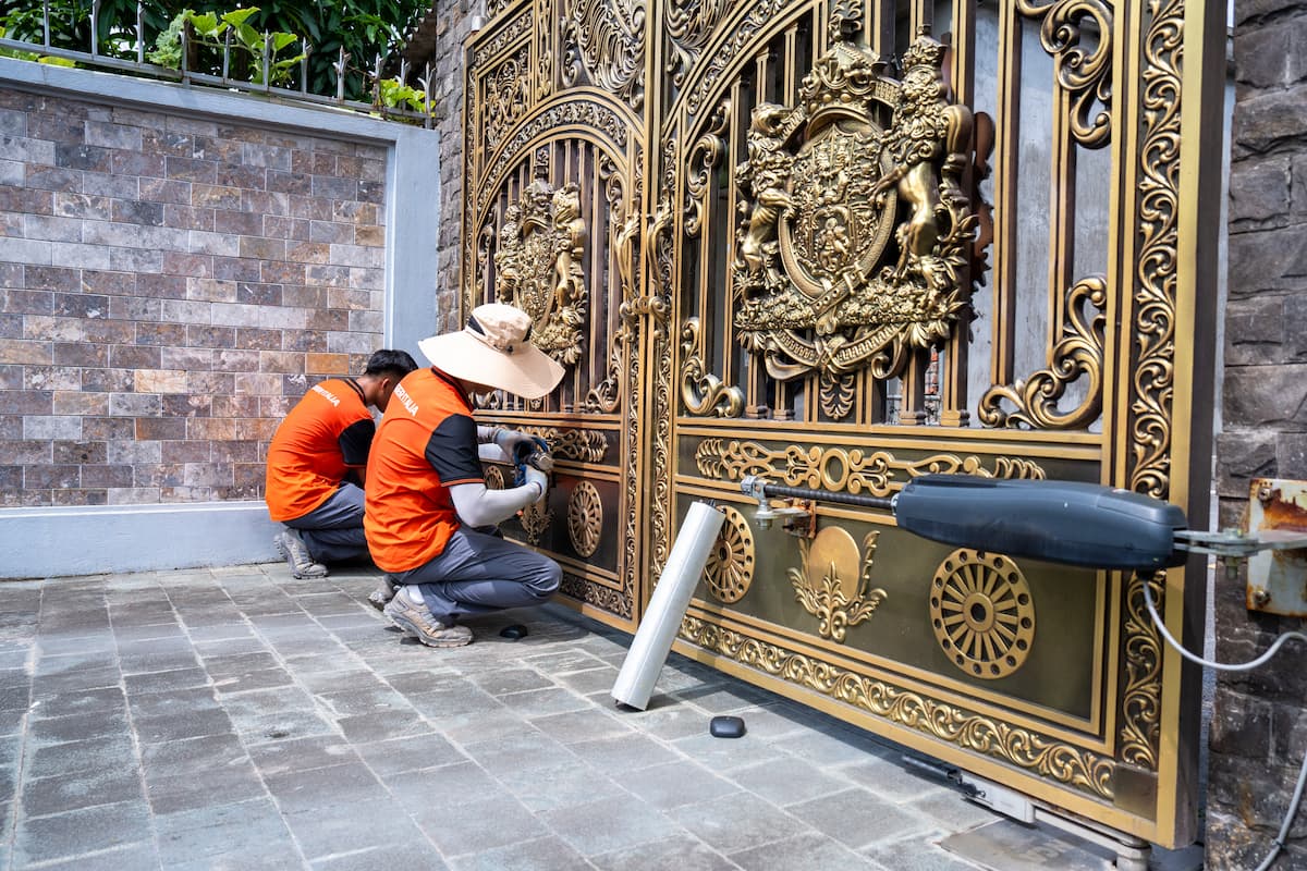 Bảo dưỡng cổng tay đòn Roger