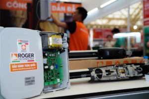 Cách nhận biết motor Roger chính hãng qua tem và mã sản phẩm