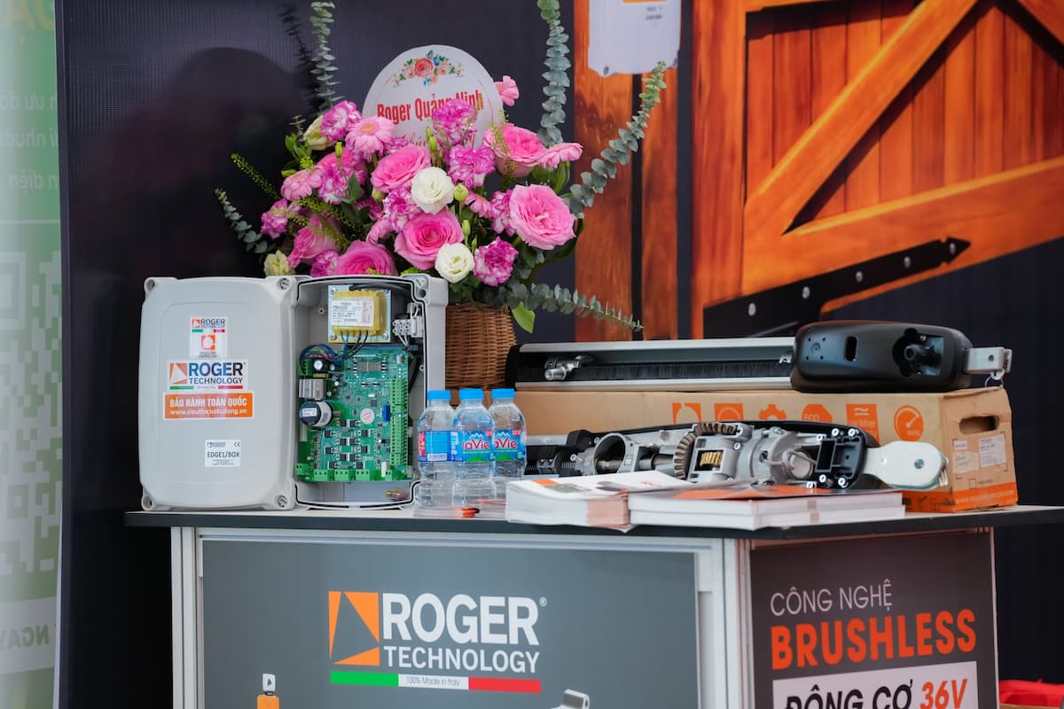 Cách nhận biết motor Roger chính hãng qua tem và mã sản phẩm